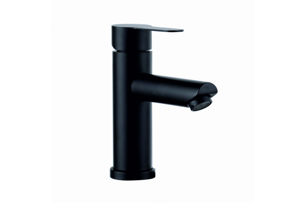 Смеситель для умывальника FASHUN  A51101-7 врезной, D35мм,черный однорычажн. хром