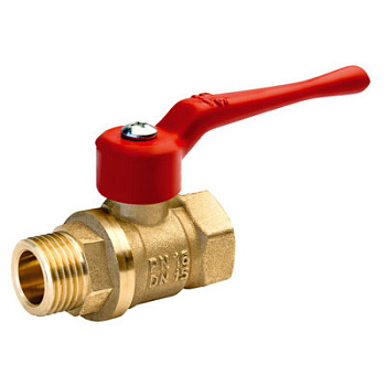 Кран шаровой латунь аналог БОЛОГОЕ  1", рычаг, вн/нар,  