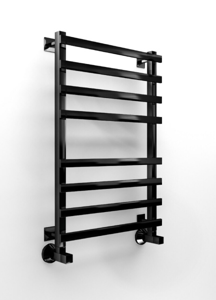 Полотенцесушитель МАРГРОИД Лесенка В81 800*500*550 Черный  водяной полотенцесушители — купить сантехнику в Кургане, цены в интернет-магазине «АкваТехника»