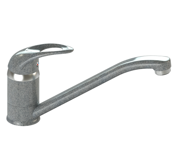 Смеситель для кухни MARRBAXX  MG004/Q8  врезной, однорычажн. темно серый глянец