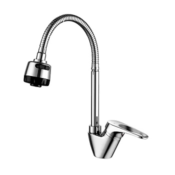 Смеситель для кухни GROSS AQUA Base 3205258C-B015  врезной, однорычажн. хром