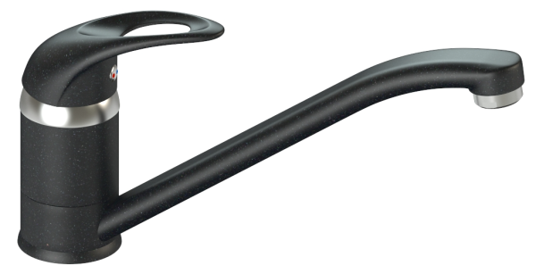 Смеситель для кухни MARRBAXX  КМ004/Q4,  врезной, однорычажн. чёрный,