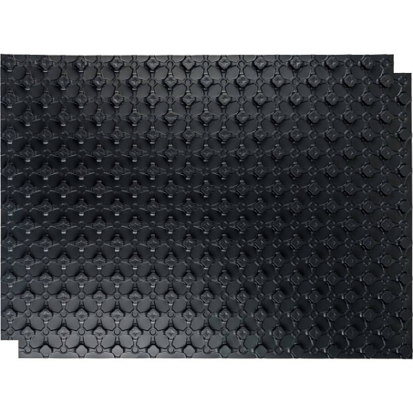 Плита для теплого пола с бобышками 1100х800х1 (без теплоизолирующего слоя) черн. РТП