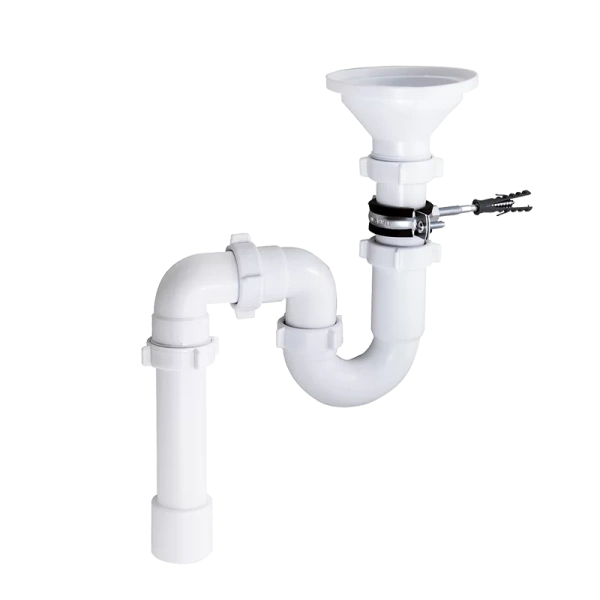 Сифон для раковины ОРИО RS-41078 1 1/2"х40 прямоточный с разрывом потока струи с круг. приемн.воронк