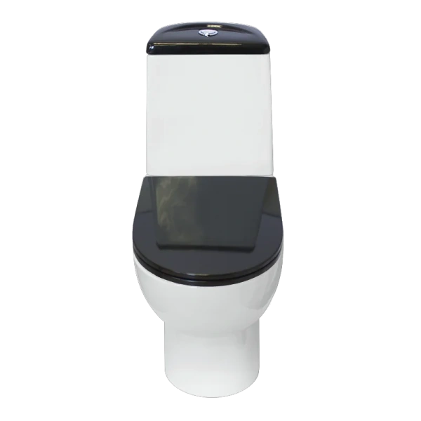 Унитаз компакт SANITA LUXE Бест Комфорт Черный S1    — купить унитаз в Кургане, цены в интернет-магазине «АкваТехника»