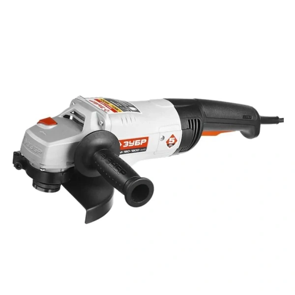 Углошлифовальная машина (болгарка), ЗУБР УШМ-180-1800 ПМ3, плавный пуск, 180 мм,8000 об/мин, 1800 Вт