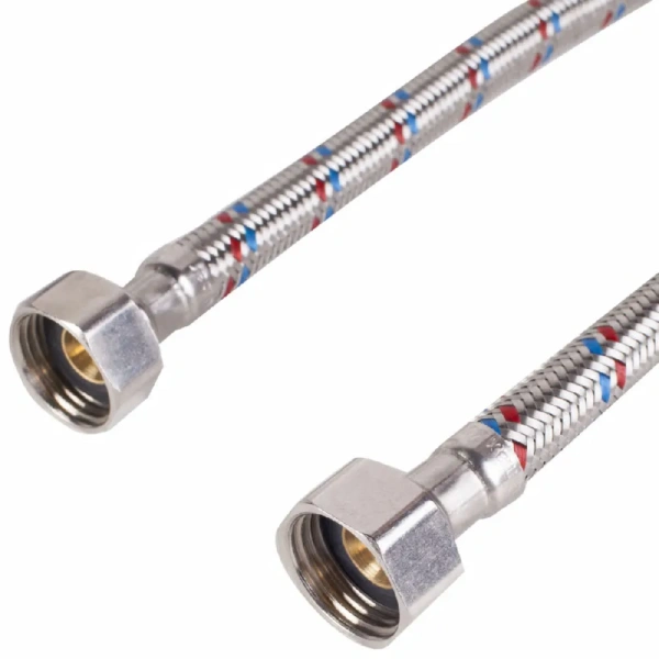 Подводка гибкая для воды GIGANT 1/2 150см вн/вн ELKA   гайка латунь — купить в Кургане, цены в интернет-магазине «АкваТехника»