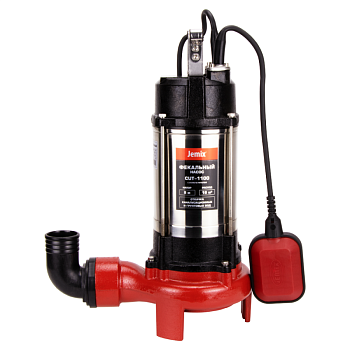 Насос фекальный  JEMIX CUT-1100 265л/мин 8м 1100Вт нержавеющая сталь  с ножом, поплавковый выключате