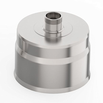 Заглушка с конденсатоотводом УМК 130мм 0,5мм нержавеющая сталь 