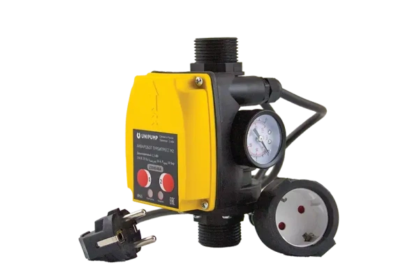 Блок управления насосом АКВАРОБОТ ТУРБИПРЕСС М2 с вилкой и резеткой  