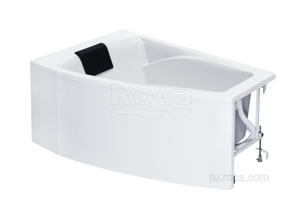 Ванна акриловая ROCA HALL Angular 150*100 левая, бок. панель, комп. монтажный   ZRU93002864 — купить ванну в Кургане, цены в интернет-магазине «АкваТехника»