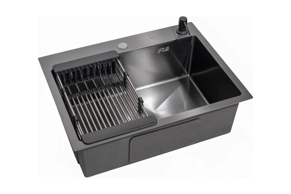 Мойка кухонная врезная MR-5843 Набор 3 в 1 РМС (кух. мойка+корзина разд. + дозатор врезной) — купить кухонную мойку в Кургане, цены в интернет-магазине «АкваТехника»
