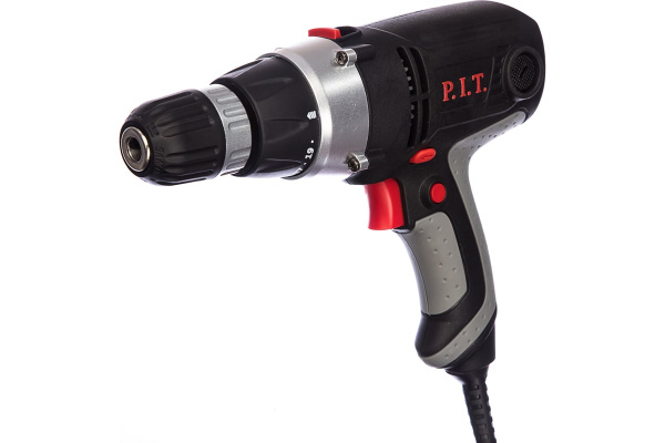 Дрель-шуруповёрт сетевая P.I.T. PBM10-C2, 400Вт, 26Нм, 19+1