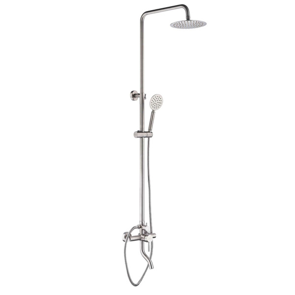 Душевая система FASHUN  A52409  однорычажн. cо смесителем с троп.душем хром