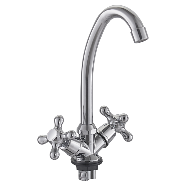 Смеситель для кухни FASHUN  PD40308   двухвентильный, хром 