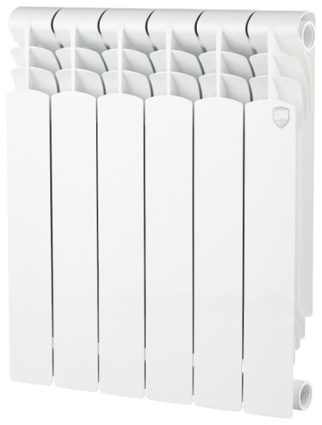 Радиатор Биметаллический ROYAL Thermo Revolution 6 секций, 500мм/80мм, 160Вт, белый