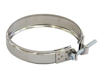 Хомут УМК 100мм 0,5мм оцинкованная сталь 