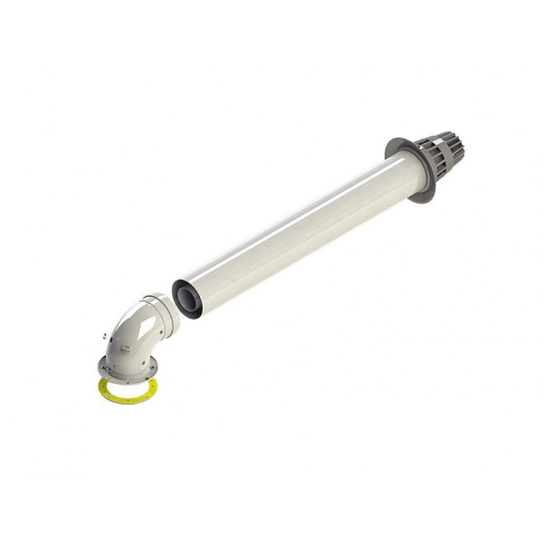 Газоход коаксиальный NAVIEN KIT10-610-100K 60/100мм*0,75м    с коленом 90' 