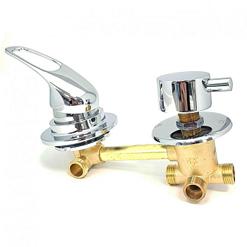 Смеситель 4-режимный 120 мм в сборе (штуцер/резьба на выбор)