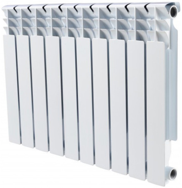 Радиатор Биметаллический Faliano  10 секций, 500мм/80мм, 120Вт, белый