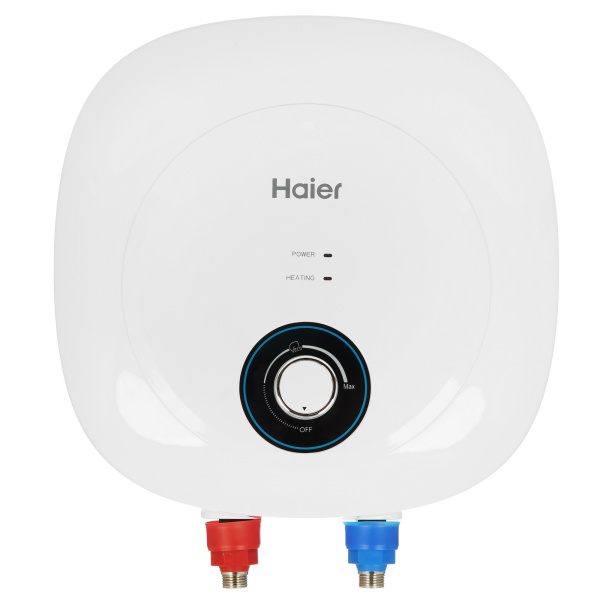 Водонагреватель накопительный Haier ES10V-MQ1 над мойкой