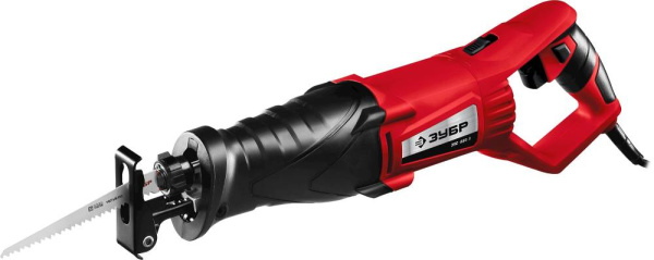 Пила сабельная (электроножовка), ЗУБР ЗПС-850 Э, 850 Вт, 0-2800 ход/мин, рез 150 мм(дерево), 12 мм 