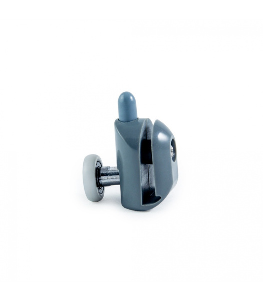 Ролик одинарный нижний накидной с кнопкой 23мм (006)