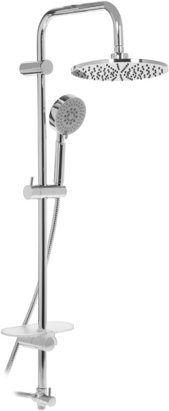 Стойка для душа GROSS AQUA Moderna GA9015   150см тропический душ  — купить смеситель для душа в Кургане, цены в интернет-магазине «АкваТехника»