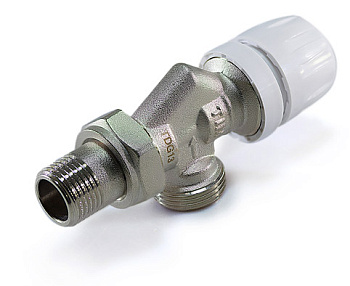 Клапан термостатический угловой 1/2*3/4 TIM МЕ860Е с осевым управлением