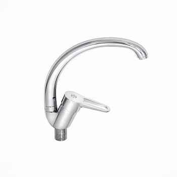 Смеситель для кухни РМС SL141-011F врезной, однорыч., хром, выс. излив