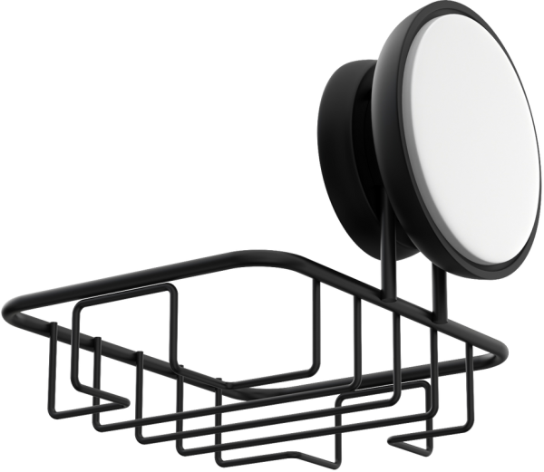 Полка-решетка для ванной угловая на присосках FORA GRAFIT FOR-GRA033 — купить сантехнику в Кургане, цены в интернет-магазине «АкваТехника»