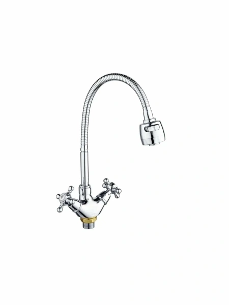 Смеситель для кухни РМС SL65-279F врезной, двухвент., хром, 