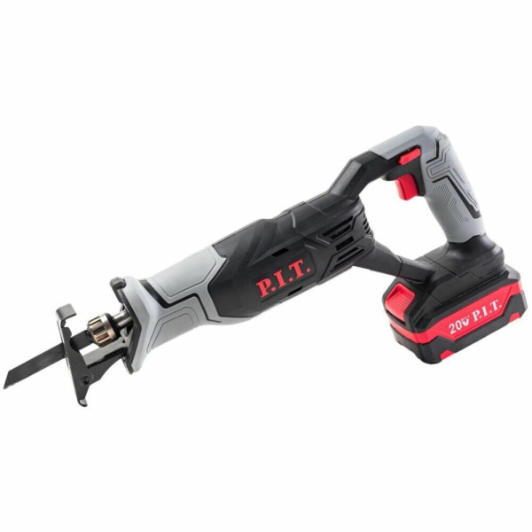 Пила сабельная P.I.T. PSA20H-115A/1 (20В, 0-2400ход/м, БЗП, пропил 115 мм, ход 22мм, 1АКБLi-ion 2Ач)