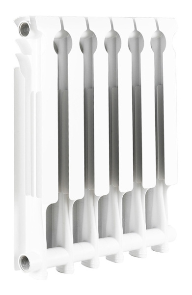 Радиатор Биметаллический ROMMER  Optima 7 секций, 500мм/80мм, 125Вт, белый — купить в Кургане, цены в интернет-магазине «АкваТехника»