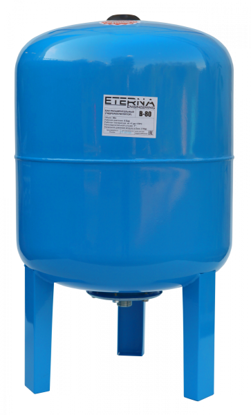 Гидроаккумулятор для водоснабжения ETERNA ГА В-80 80л вертикальный 