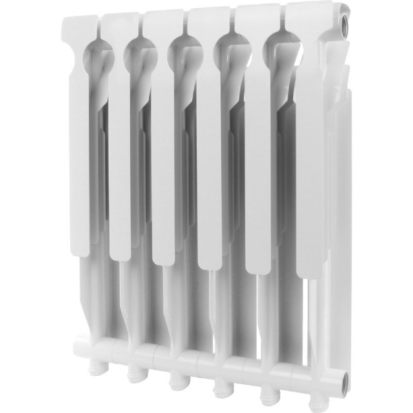 Радиатор Алюминиевый ROMMER  Plus 4 секции, 500мм/96мм, 145Вт, белый — купить в Кургане, цены в интернет-магазине «АкваТехника»