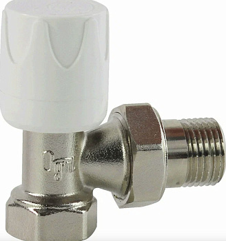 Клапан регулируемый запорный OGINT  1/2", вн/нар, угловой с герметичной прокладкой 022-4825