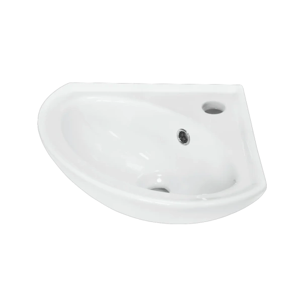 Умывальник SANITA Веер  угловой Белый S1