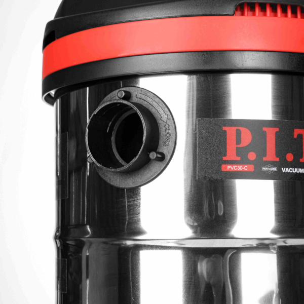 Пылесос P.I.T. PVC30-C МАСТЕР (1,5кВт,3 м шланг,пыль.сбор 30л,нерж.к-с,бум.мешок) — купить в Кургане, цены в интернет-магазине «АкваТехника»