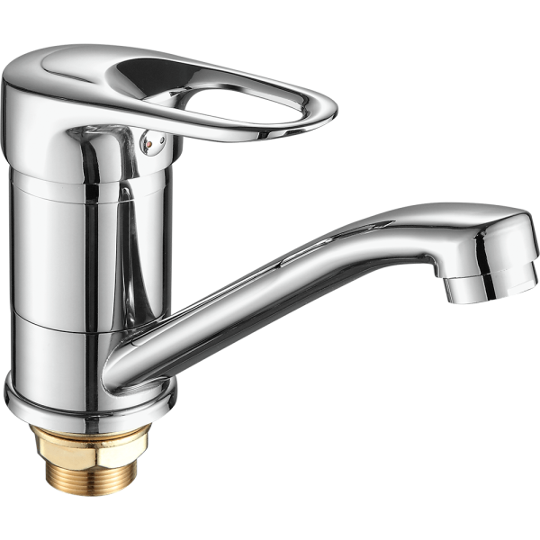 Смеситель для кухни FASHUN  А4504-2  врезной, D40мм. однорычажн. хром