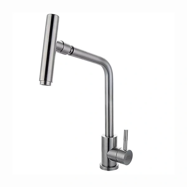 Смеситель для кухни FASHUN  А54001-А   с подвиж.верх.частью излива 360 градусов.сатин 