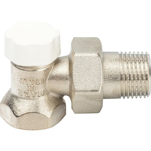 Клапан регулируемый запорный LUXOR RD201 3/4",  угловой со сгоном