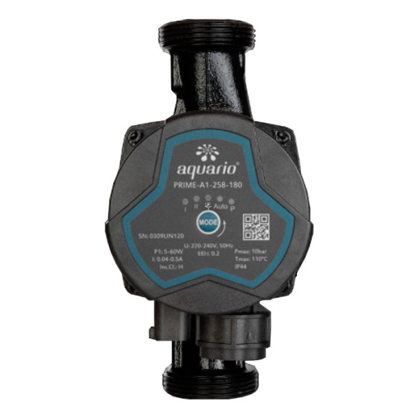 Насос для отопления циркуляционный AQUARIO PRIME-A1-258-180