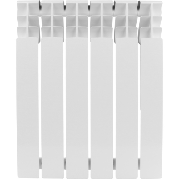 Радиатор Алюминиевый ROMMER  Plus 6 секций, 500мм/96мм, 145Вт, белый — купить в Кургане, цены в интернет-магазине «АкваТехника»