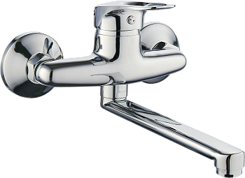 Смеситель для кухни РМС  SL55-005  пристенный, однорычажн. хром