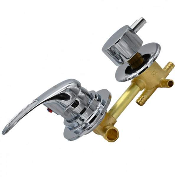 Смеситель 4режима 150мм штуцер латунь