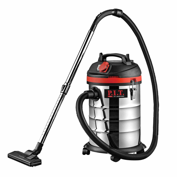 Пылесос P.I.T. PVC30-C МАСТЕР (1,5кВт,3 м шланг,пыль.сбор 30л,нерж.к-с,бум.мешок)