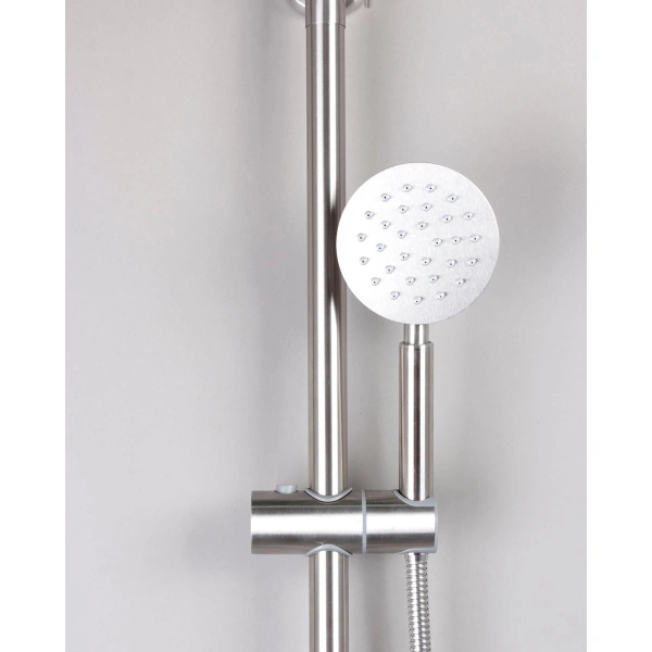 Душевая система FASHUN  A52427  с термостатическим смесителем сатин — купить сантехнику в Кургане, цены в интернет-магазине «АкваТехника»