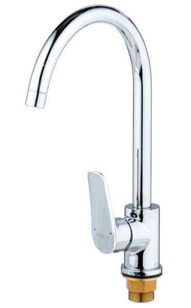 Смеситель для кухни BOOU  B8290-28J  врезной, однорычажн.логт/хир. хром