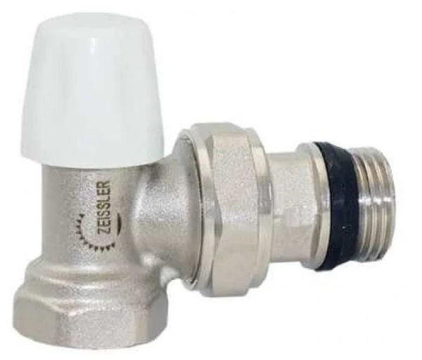 Вентиль настроечный на обратку угловой 3/4 TIM RS221.03 со сгоном и кольцевым уплотнением